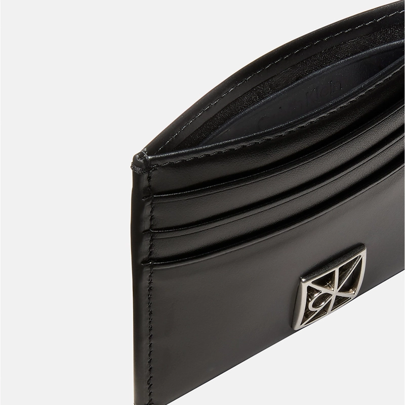 TARJETERO CALVIN KLEIN 4F3317G001 NEGRO CUERO - 2