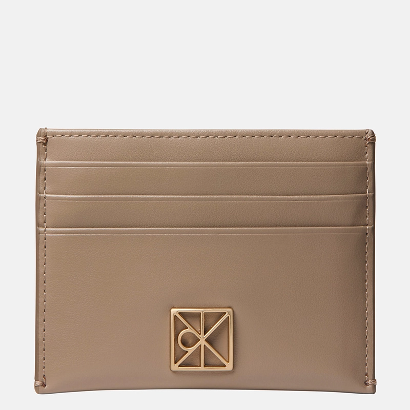 TARJETERO CALVIN KLEIN 4F3317G200 CAFÉ CUERO - 1