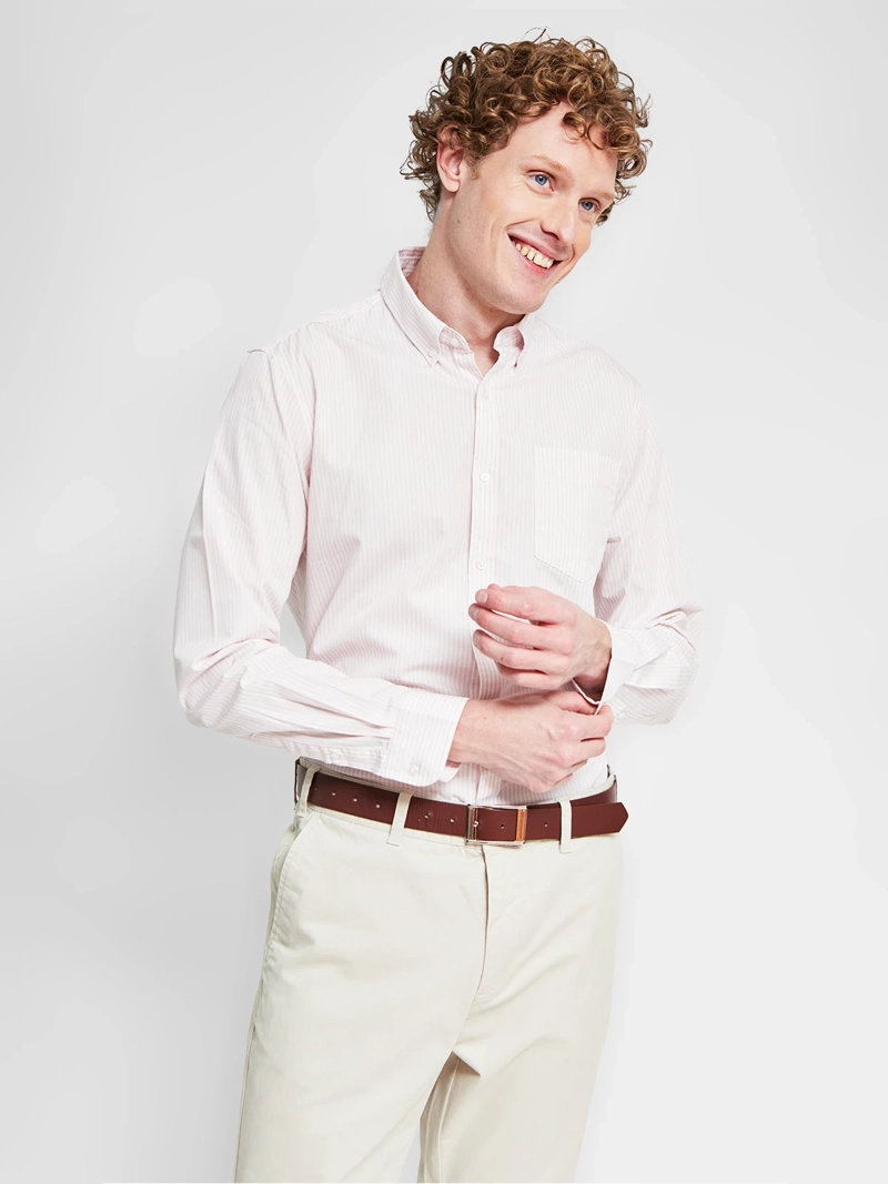 CAMISA HOMBRE REGATTA ALGODÓN MANGA LARGA CUADRO BÁSICO - 1