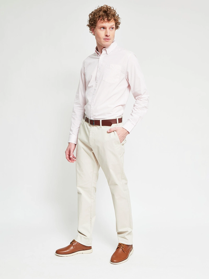 CAMISA HOMBRE REGATTA ALGODÓN MANGA LARGA CUADRO BÁSICO - 4