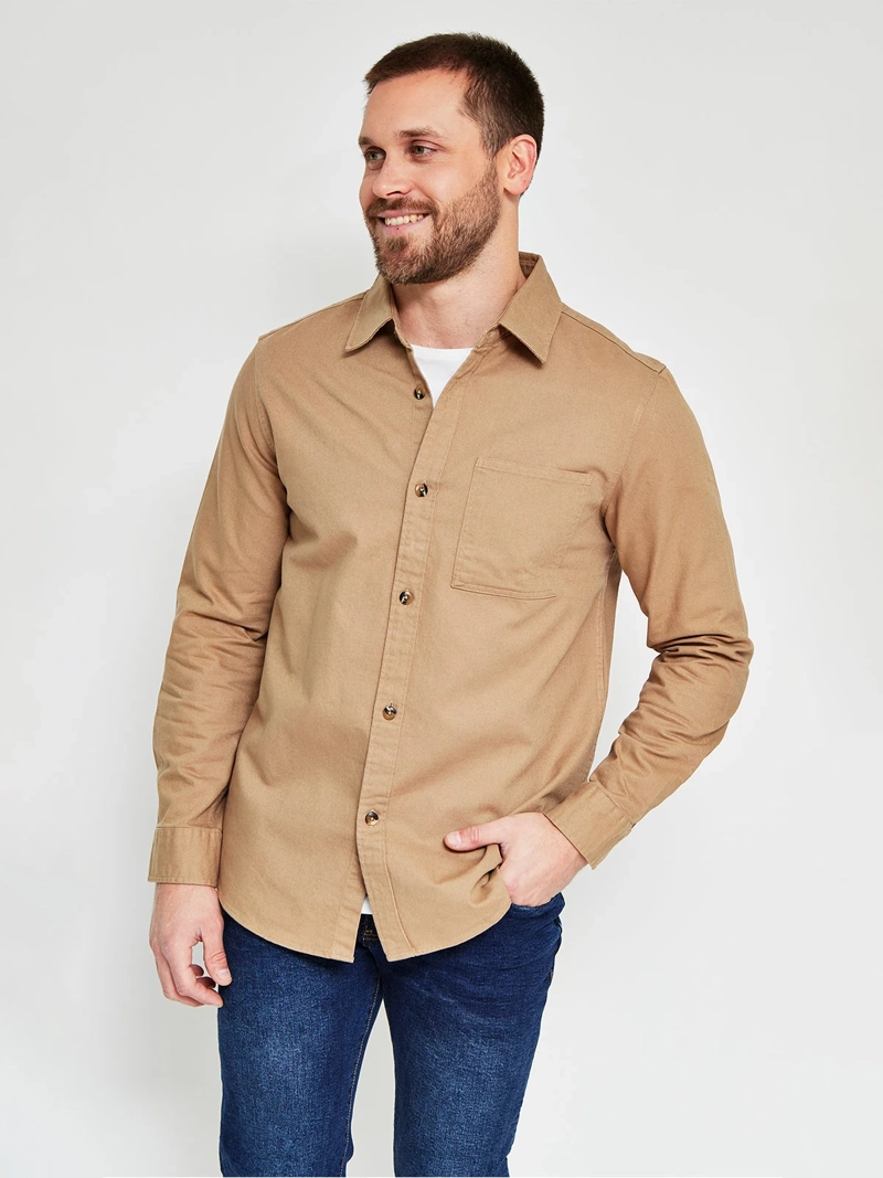CAMISA HOMBRE MARQUIS ALGODÓN MANGA LARGA - 1