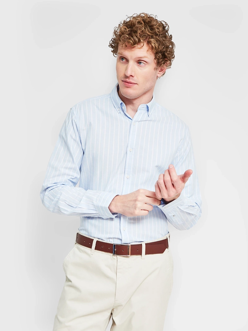 CAMISA HOMBRE REGATTA ALGODÓN MANGA LARGA - 1