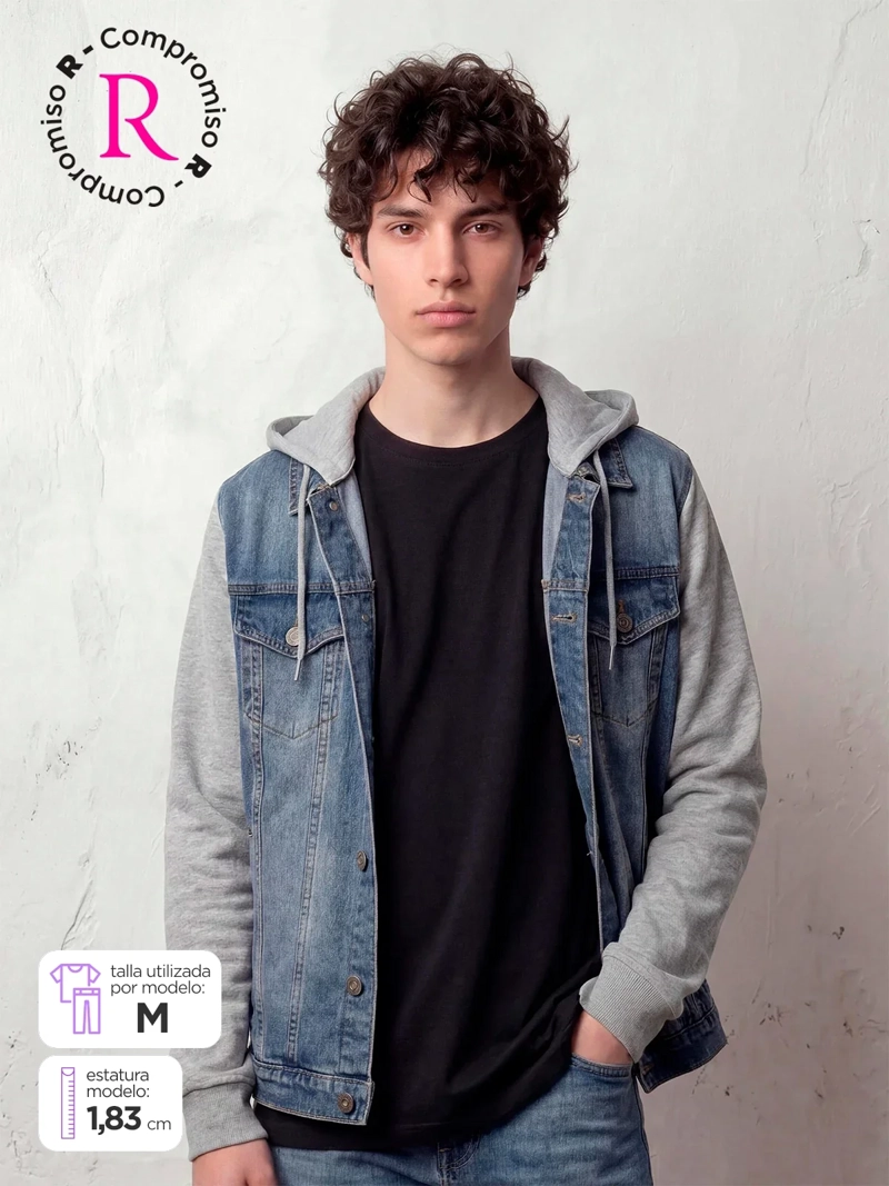 CHAQUETA HOMBRE INDEX ALGODÓN DENIM - 1