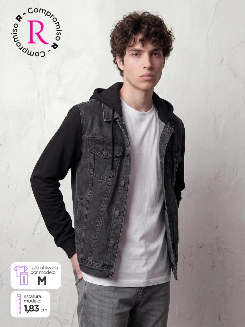 CHAQUETA HOMBRE INDEX ALGODÓN DENIM - 1
