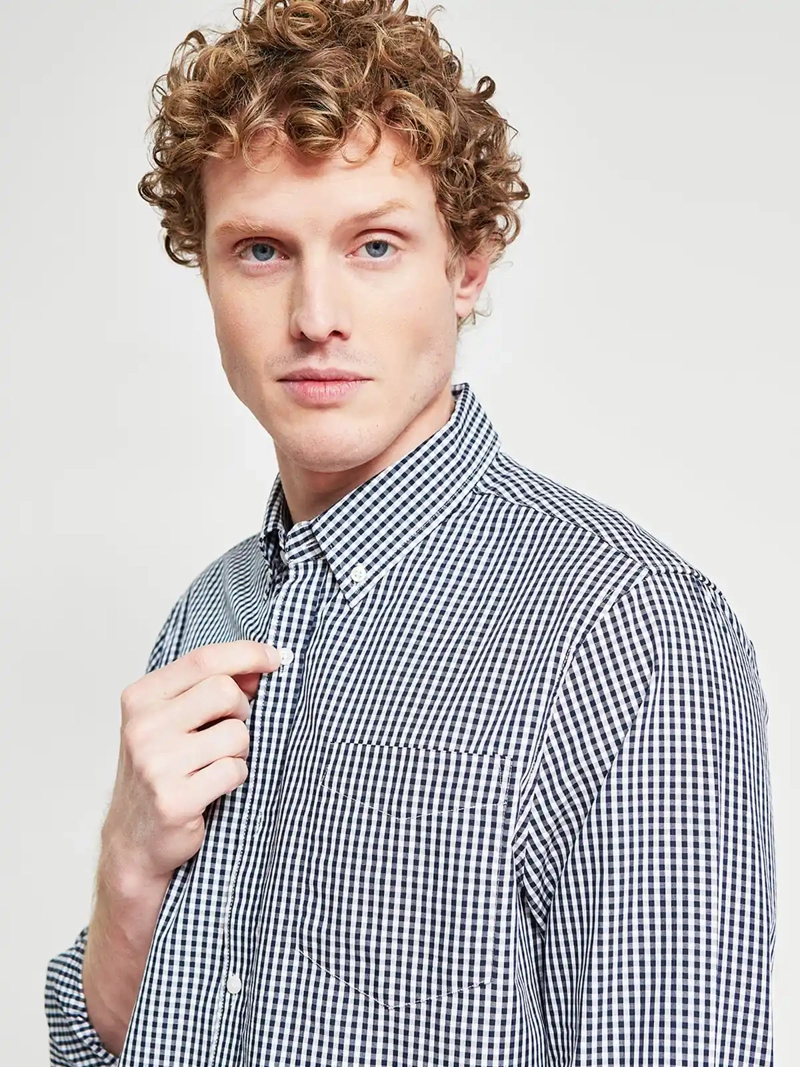 CAMISA HOMBRE REGATTA ALGODÓN MANGA LARGA LÍNEA BÁSICA - 3