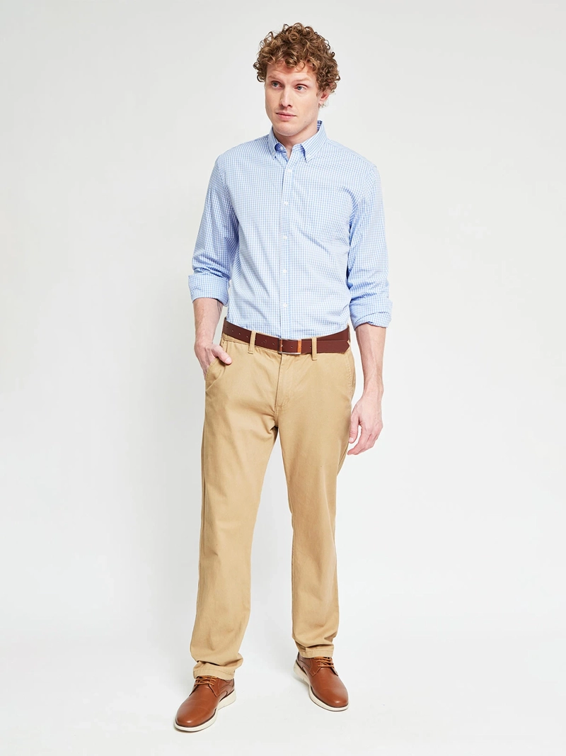 CAMISA HOMBRE REGATTA ALGODÓN MANGA LARGA LÍNEA BÁSICA - 4