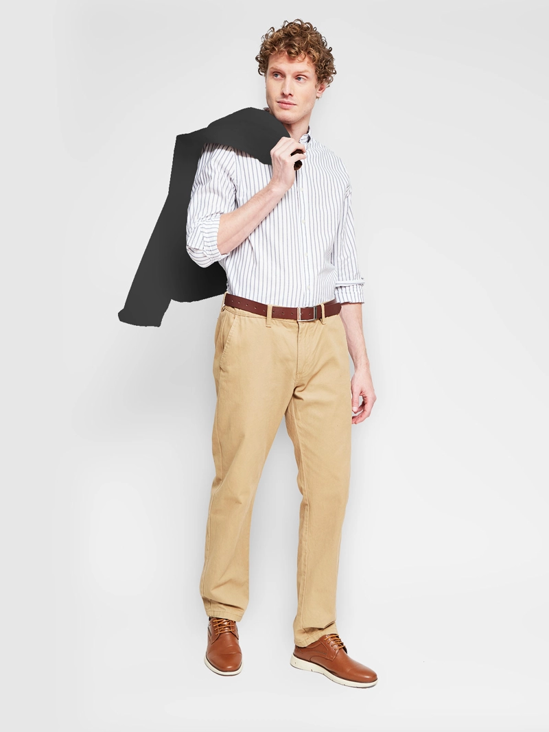 CAMISA HOMBRE REGATTA ALGODÓN MANGA LARGA - 4