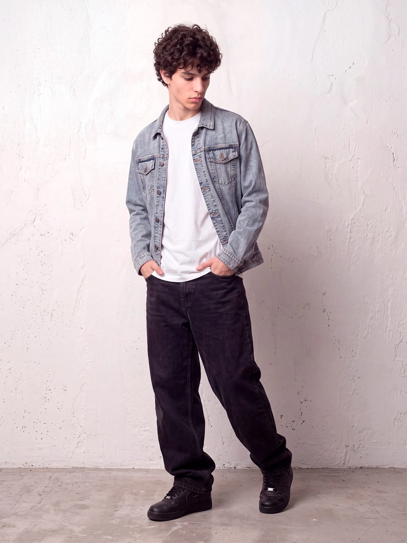 CHAQUETA HOMBRE INDEX ALGODÓN DENIM - 3