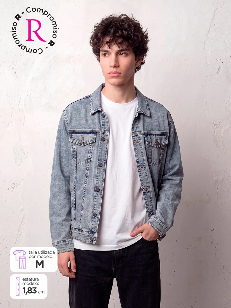 CHAQUETA HOMBRE INDEX ALGODÓN DENIM - 1
