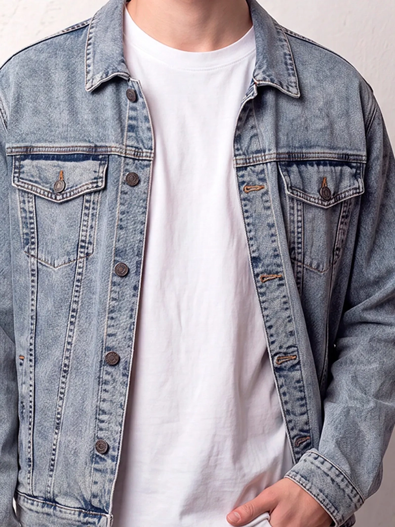 CHAQUETA HOMBRE INDEX ALGODÓN DENIM - 4