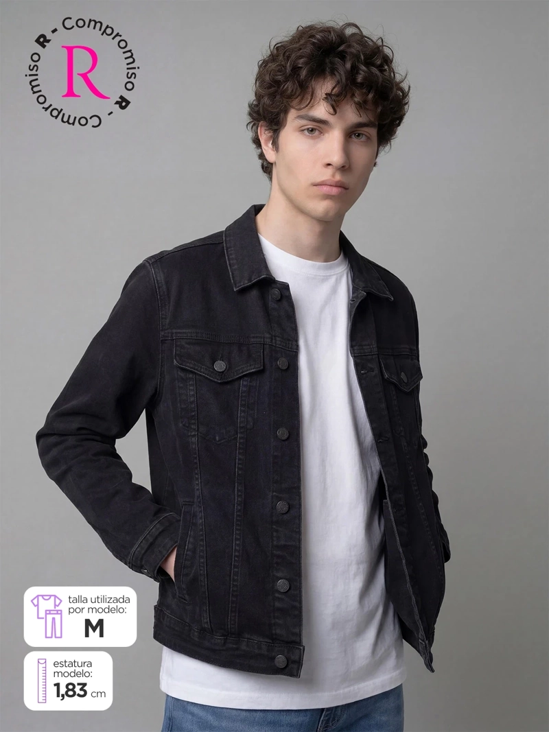 CHAQUETA HOMBRE INDEX ALGODÓN DENIM - 1