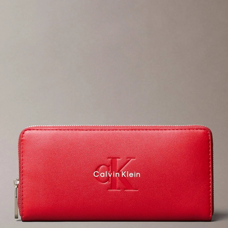 BILLETERA CALVIN KLEIN 4F1059G600 ROJO - 1