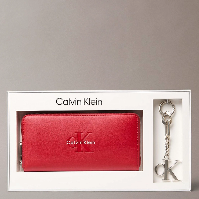 BILLETERA CALVIN KLEIN 4F1059G600 ROJO - 4