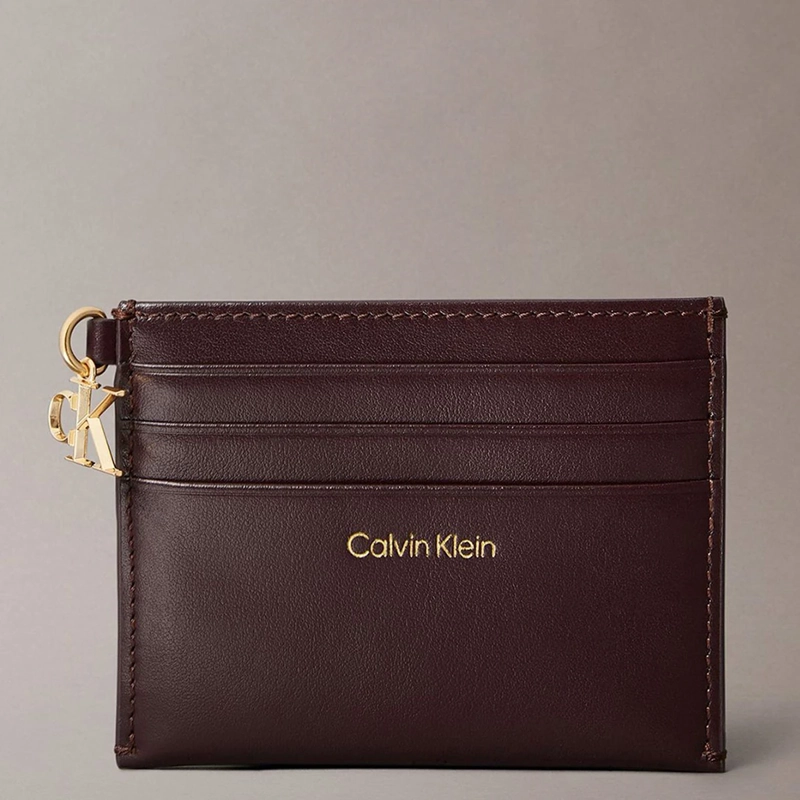 BILLETERA CALVIN KLEIN 4F1076G601 CAFÉ CUERO - 1