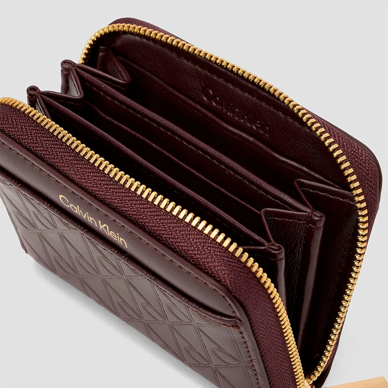 BILLETERA CALVIN KLEIN 4F1081G601 CAFÉ CUERO - 3