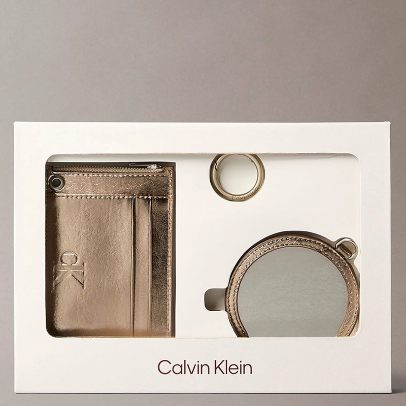 BILLETERA CALVIN KLEIN 4F1107G960 DORADO - 4