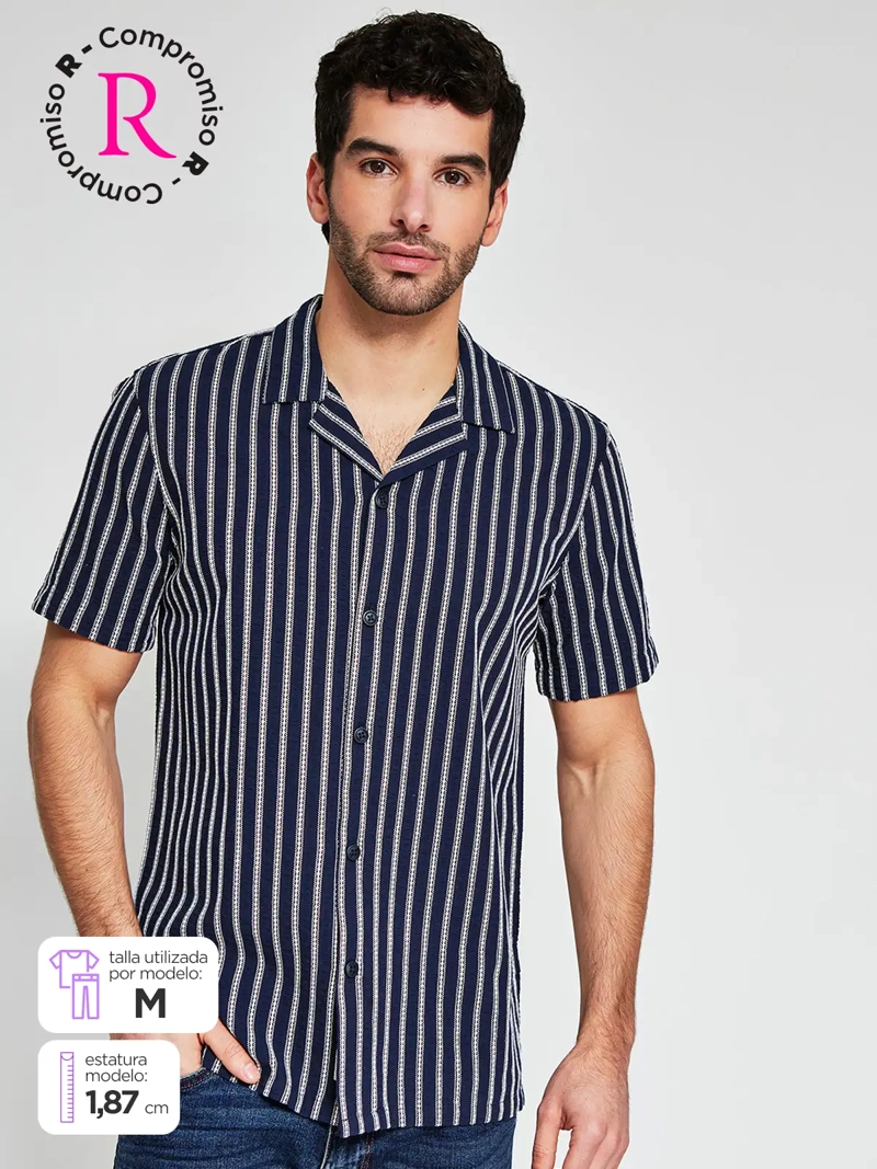 CAMISA HOMBRE REGATTA ALGODÓN MANGA CORTA - 1
