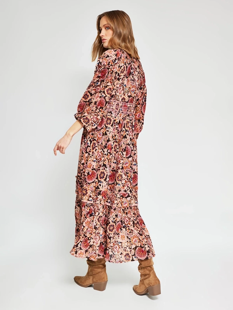 VESTIDO MUJER TATIENNE LARGO ESTAMPADO - 3