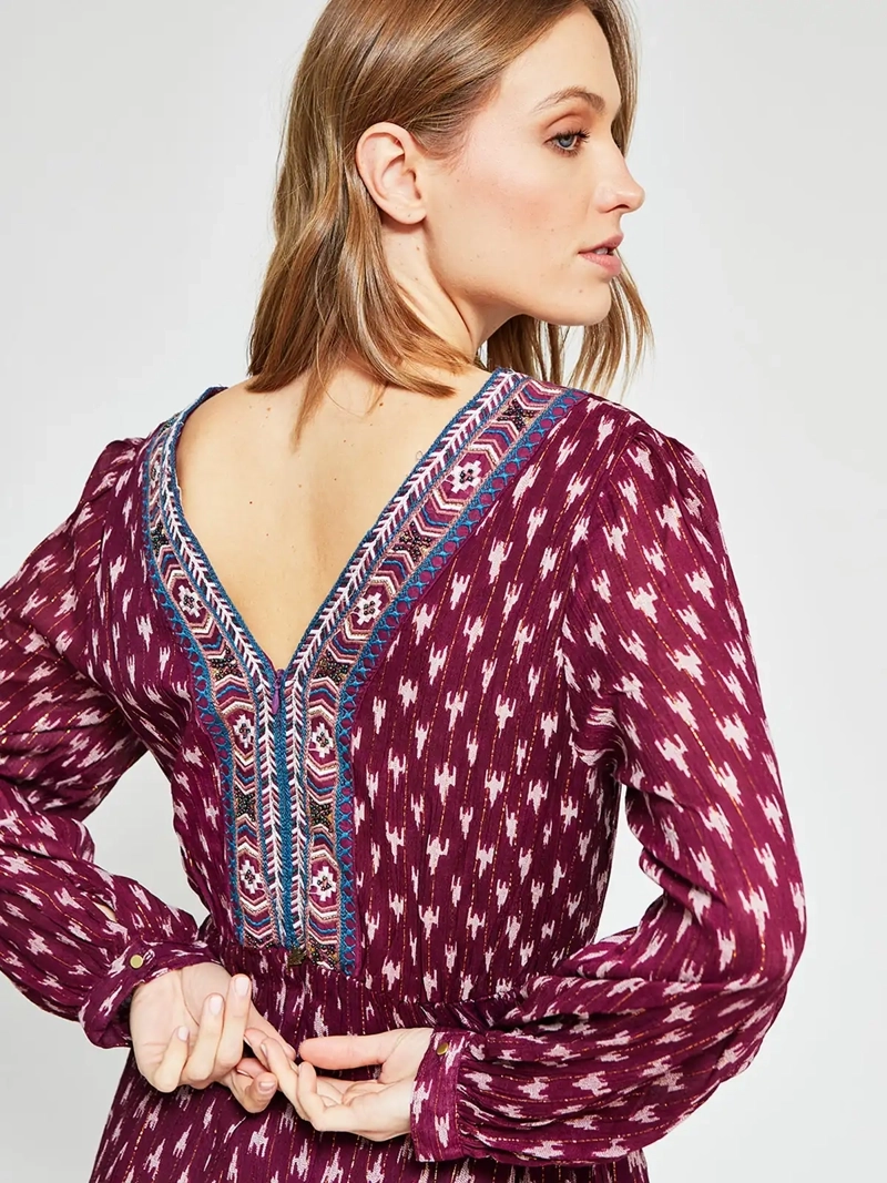 VESTIDO MUJER TATIENNE LARGO ESTAMPADO - 4
