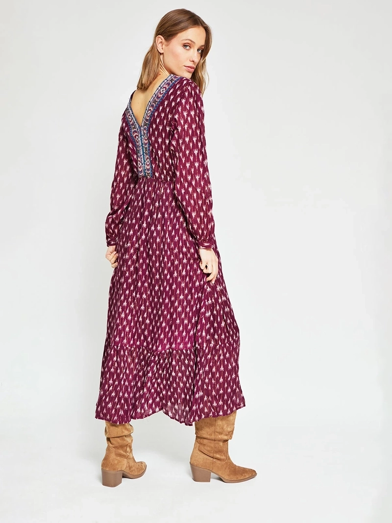 VESTIDO MUJER TATIENNE LARGO ESTAMPADO - 3
