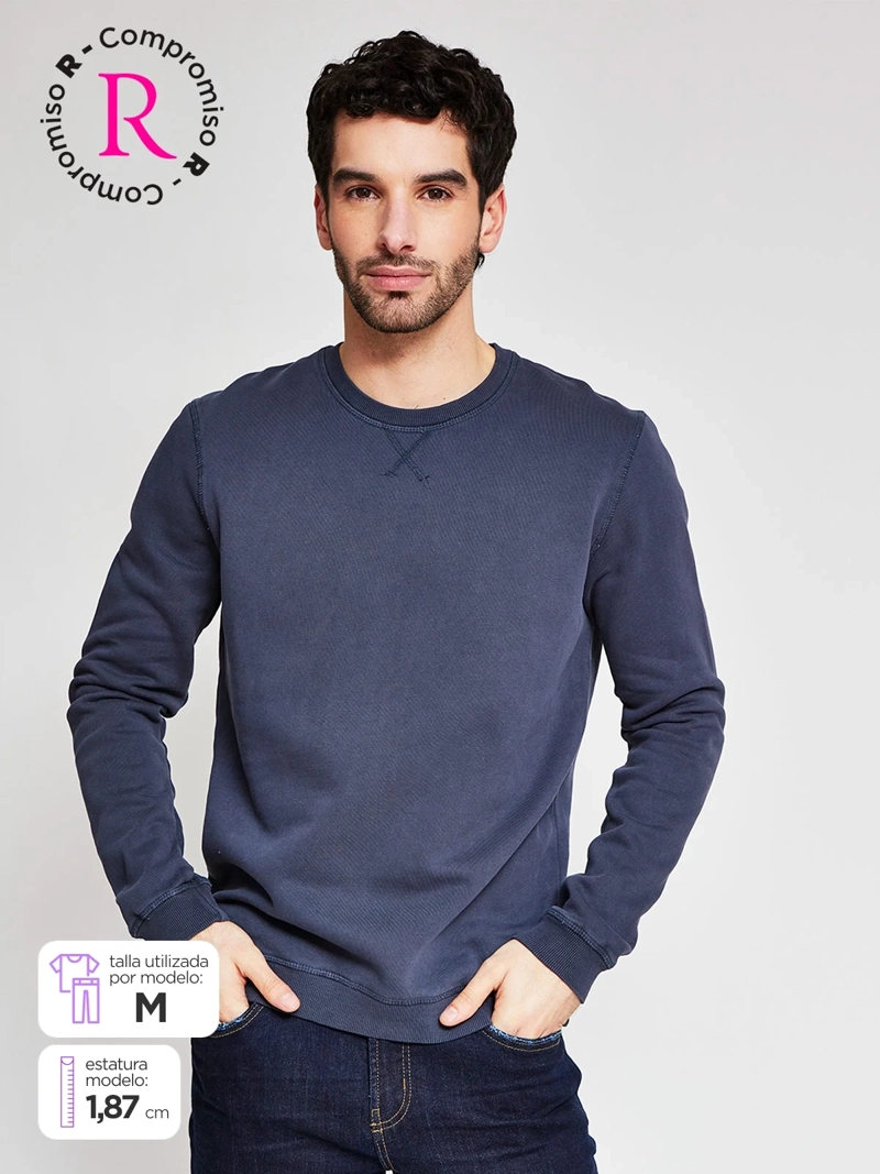 POLERÓN HOMBRE MARQUIS ALGODÓN CUELLO REDONDO - 1