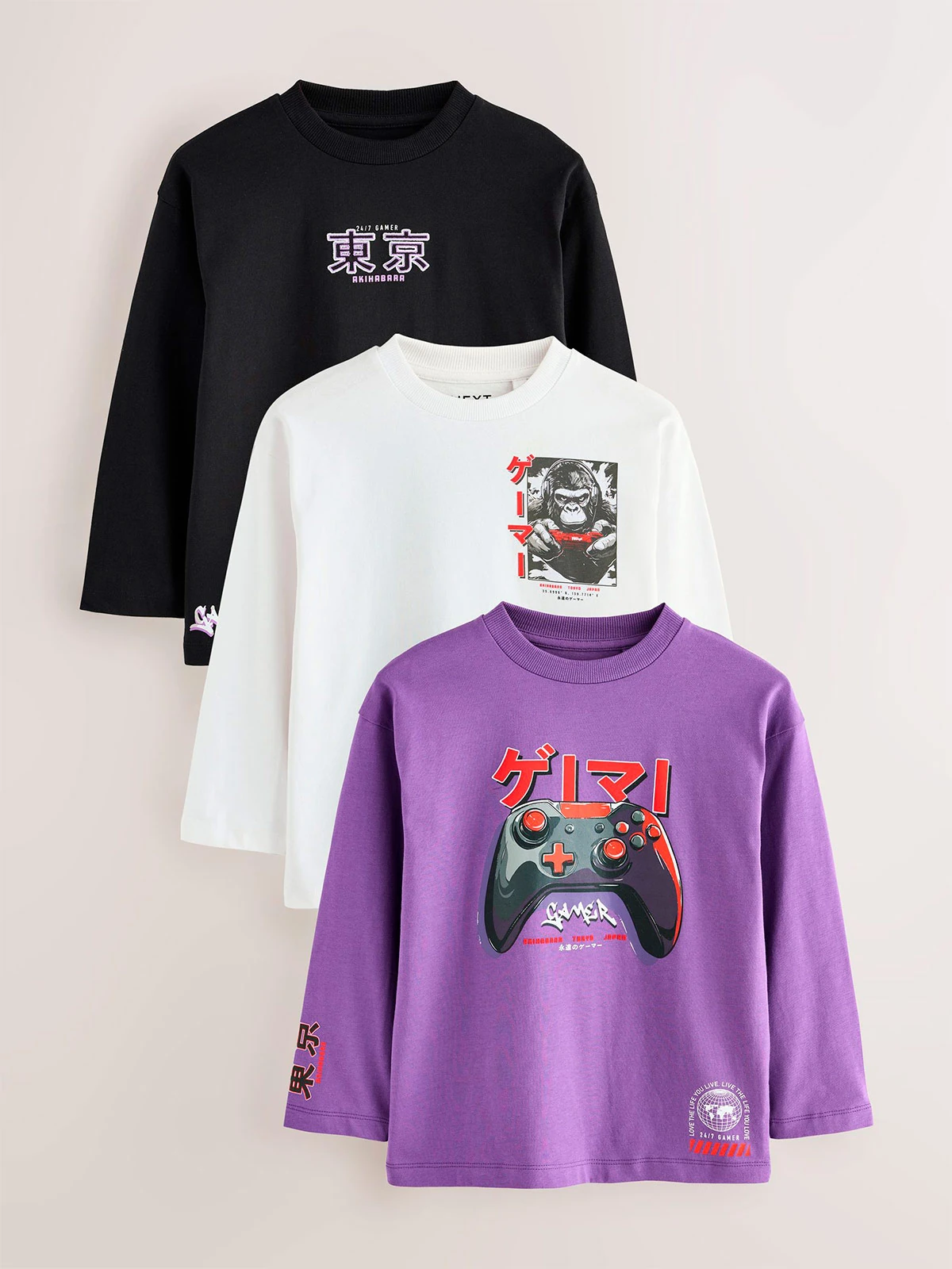 POLERA MANGA LARGA NIÑO NEXT - 1