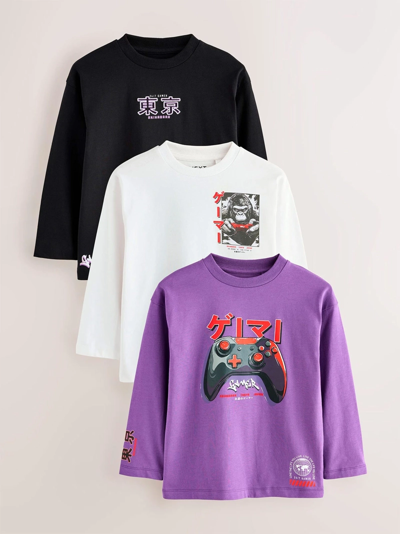 POLERA MANGA LARGA NIÑO NEXT - 1