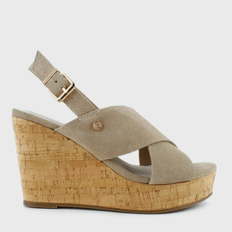 SANDALIAS MUJER CACHAREL ANET CUERO - 1