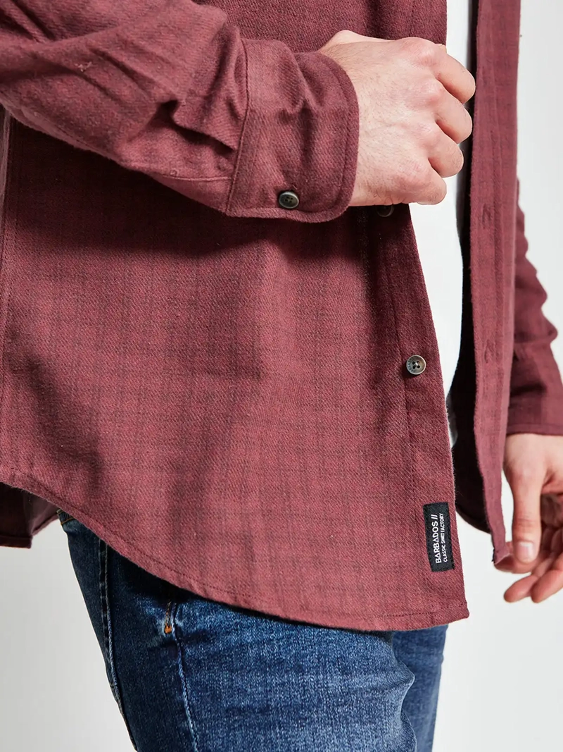 CAMISA HOMBRE BARBADOS ALGODÓN MANGA LARGA - 3