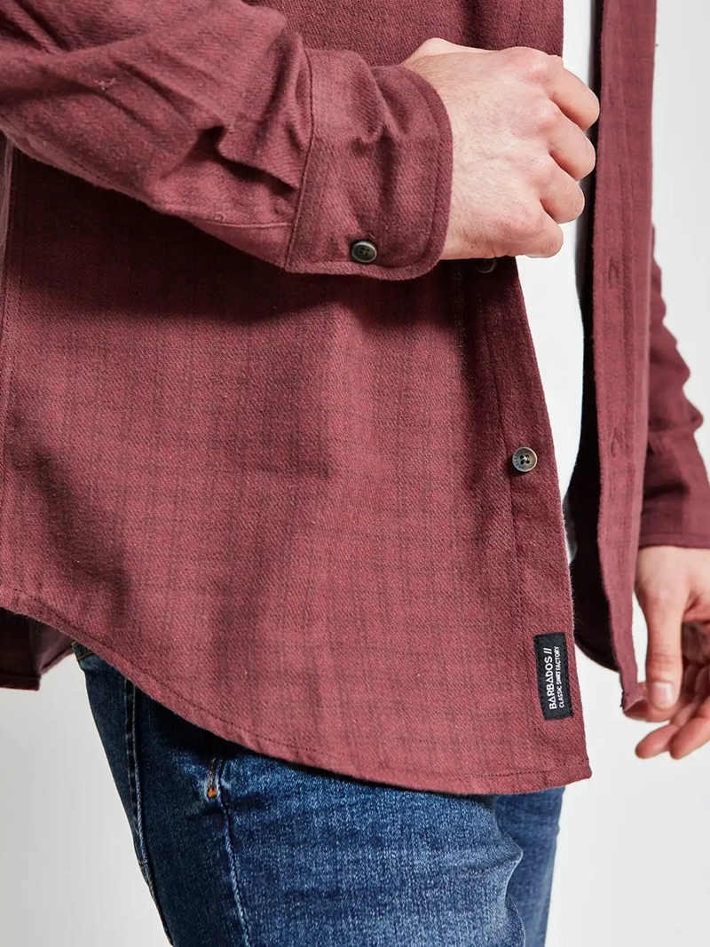 CAMISA HOMBRE BARBADOS ALGODÓN MANGA LARGA - 3