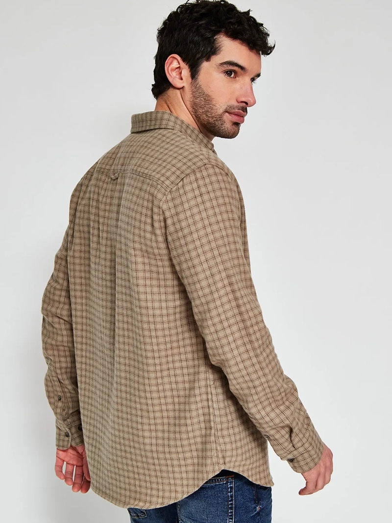 CAMISA HOMBRE BARBADOS ALGODÓN MANGA LARGA - 2