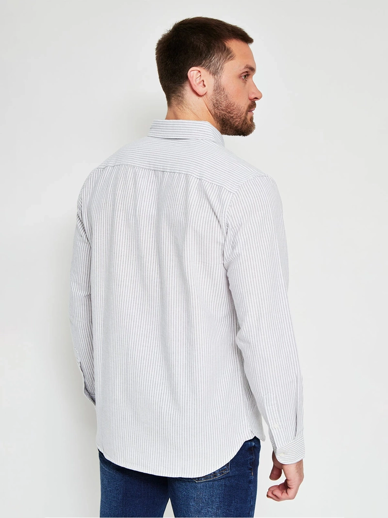 CAMISA HOMBRE MARQUIS ALGODÓN MANGA LARGA LÍNEAS - 2
