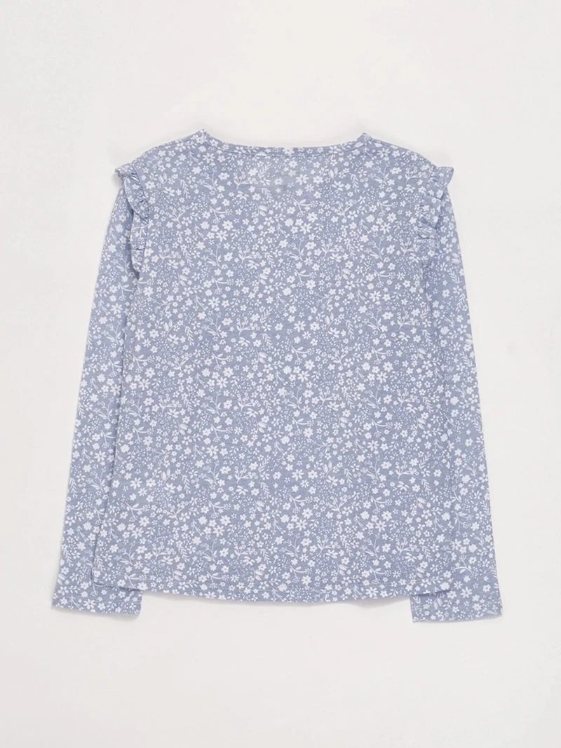 POLERA MANGA LARGA NIÑA HARVEST FULL PRINT VUELITOS - 4