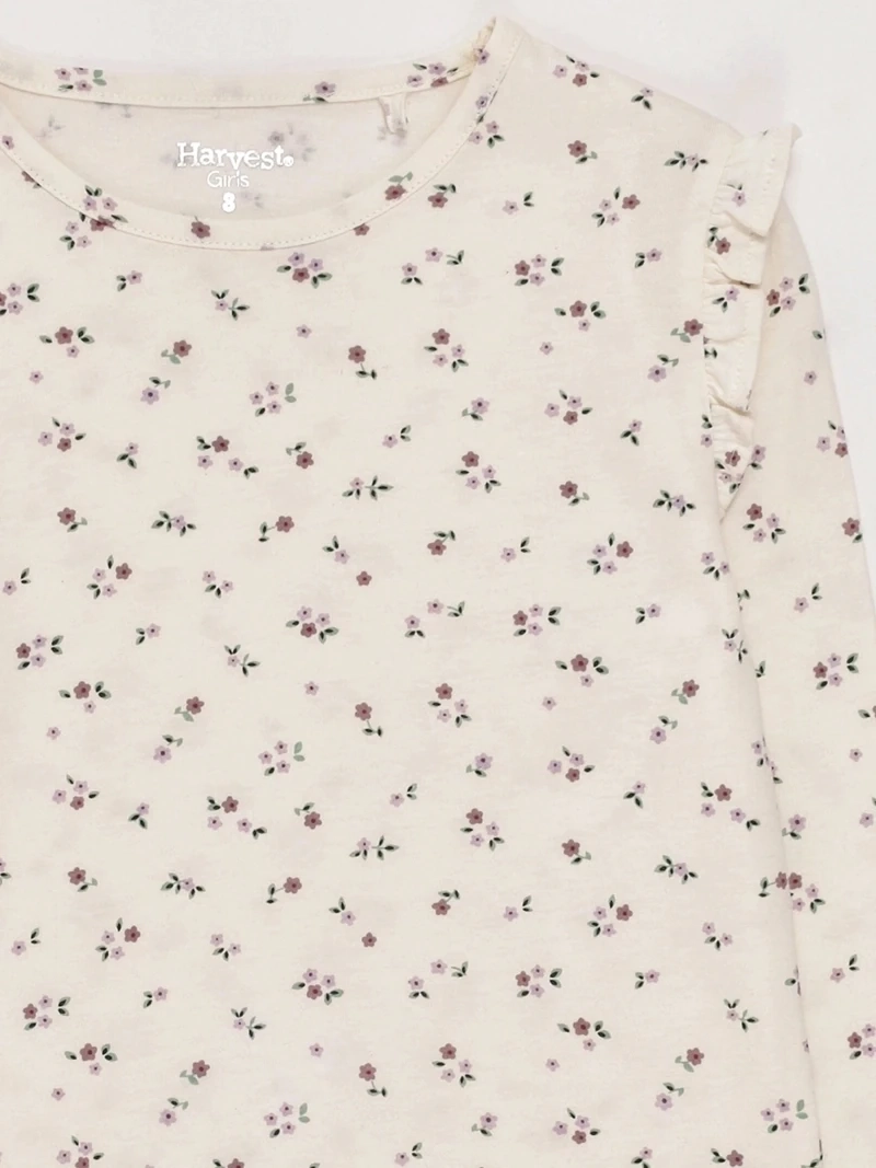 POLERA MANGA LARGA NIÑA HARVEST FULL PRINT VUELITOS - 5