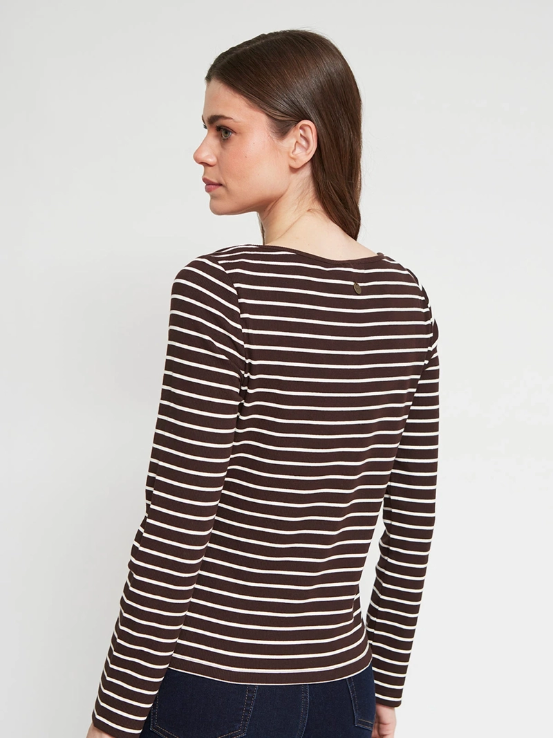 POLERA MUJER REGATTA ALGODÓN MANGA LARGA - 3
