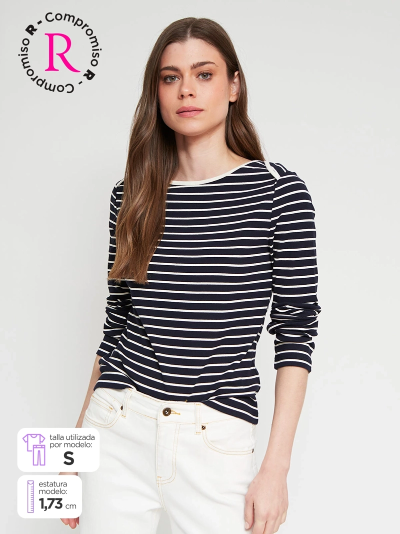 POLERA MUJER REGATTA ALGODÓN MANGA LARGA - 1