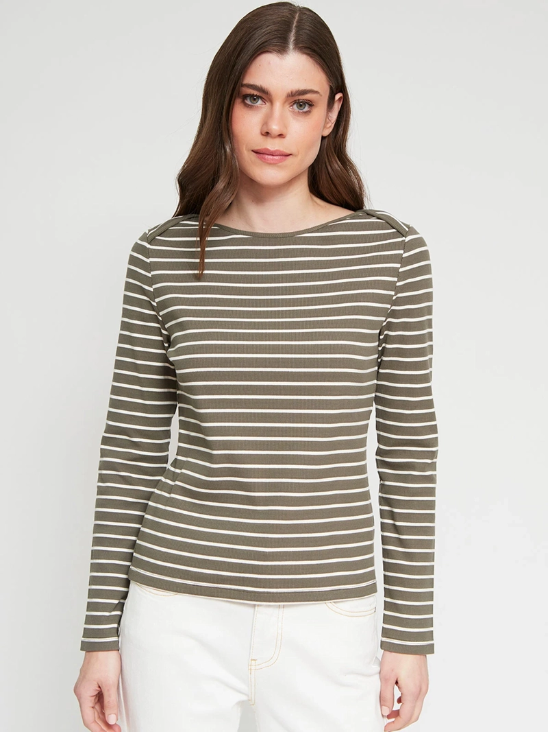 POLERA MUJER REGATTA ALGODÓN MANGA LARGA - 2