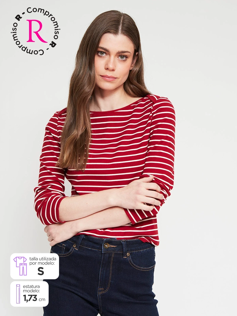 POLERA MUJER REGATTA ALGODÓN MANGA LARGA - 1
