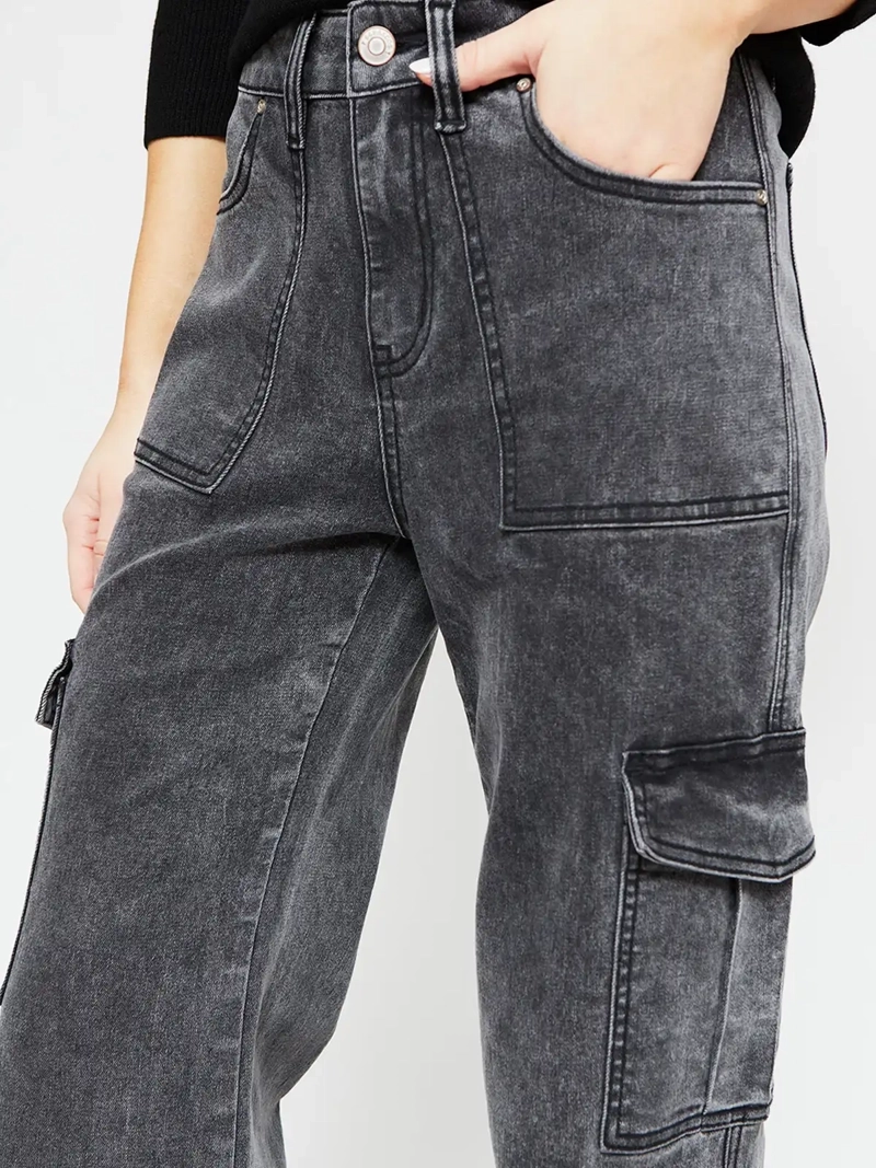 JEANS MUJER BARBADOS ALGODÓN CARGO - 4