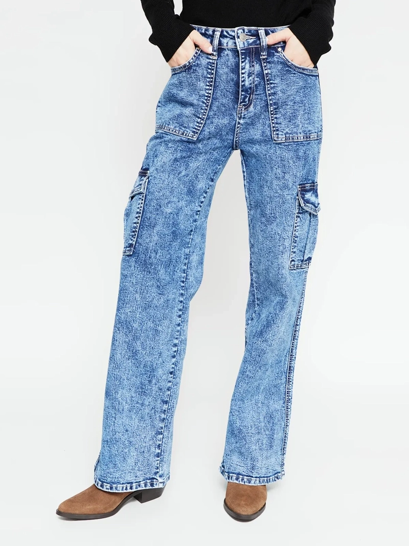 JEANS MUJER BARBADOS ALGODÓN CARGO - 2
