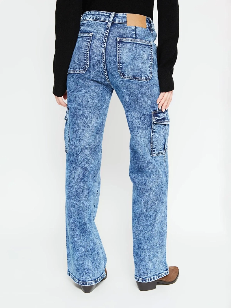 JEANS MUJER BARBADOS ALGODÓN CARGO - 3