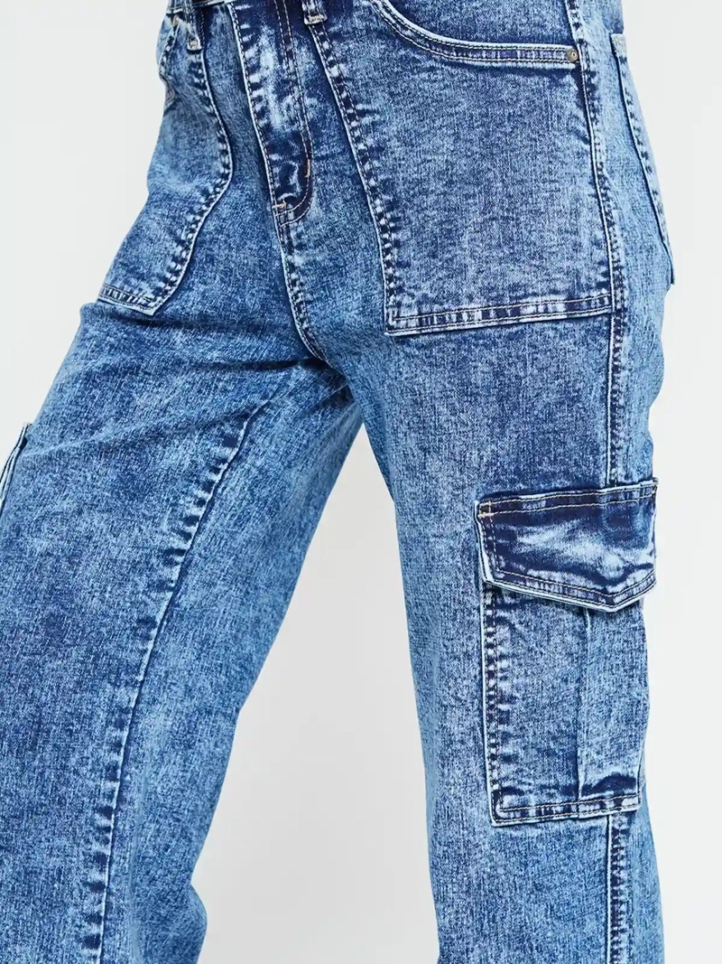 JEANS MUJER BARBADOS ALGODÓN CARGO - 4