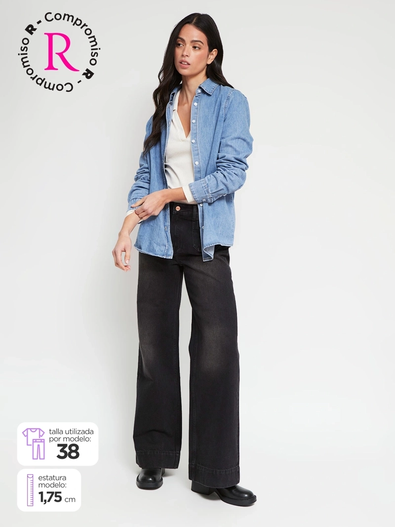 JEANS MUJER PEPE JEANS ALGODÓN  - 1