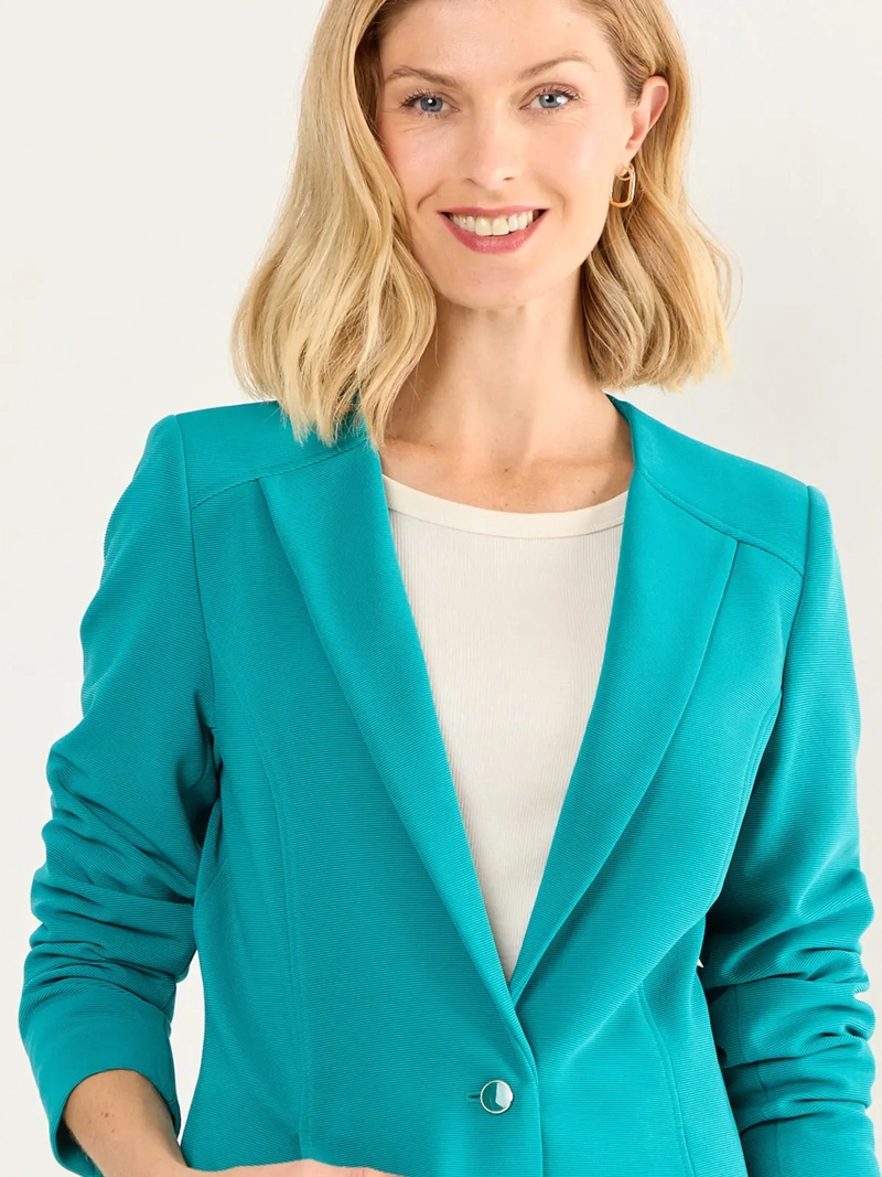BLAZER MUJER MA GRIFFE MANGA LARGA ABOTONADO BOLSILLOS - 5