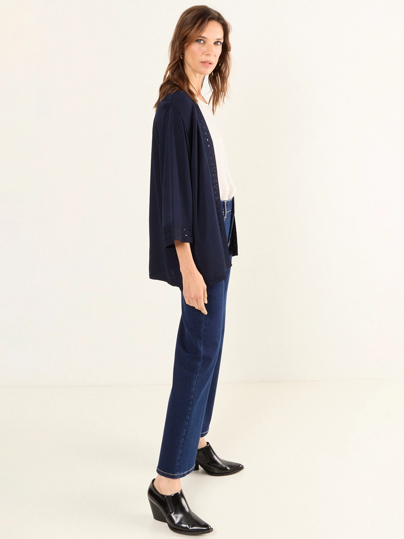 SWEATER MUJER MA GRIFFE TIPO KIMONO CALADO - 2