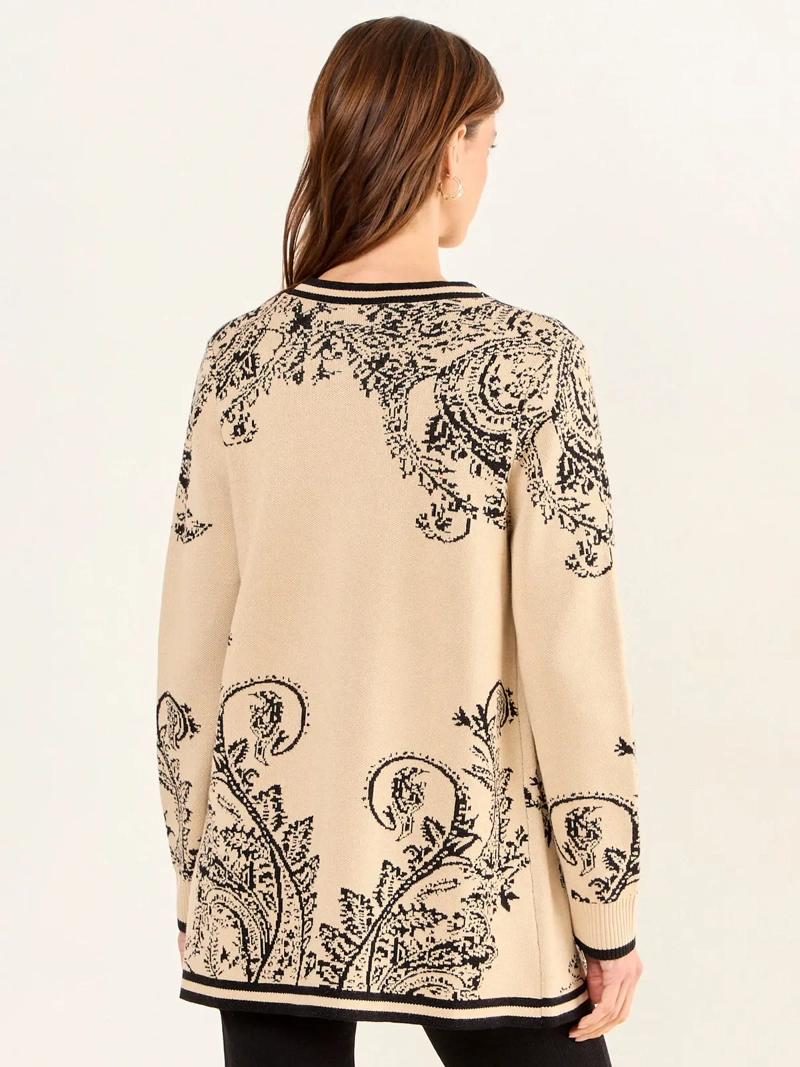SWEATER MUJER MA GRIFFE MANGA LARGA TEJIDO ABIERTO - 4