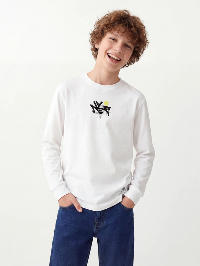 POLERA MANGA LARGA NIÑO CLOUDBREAK - 1