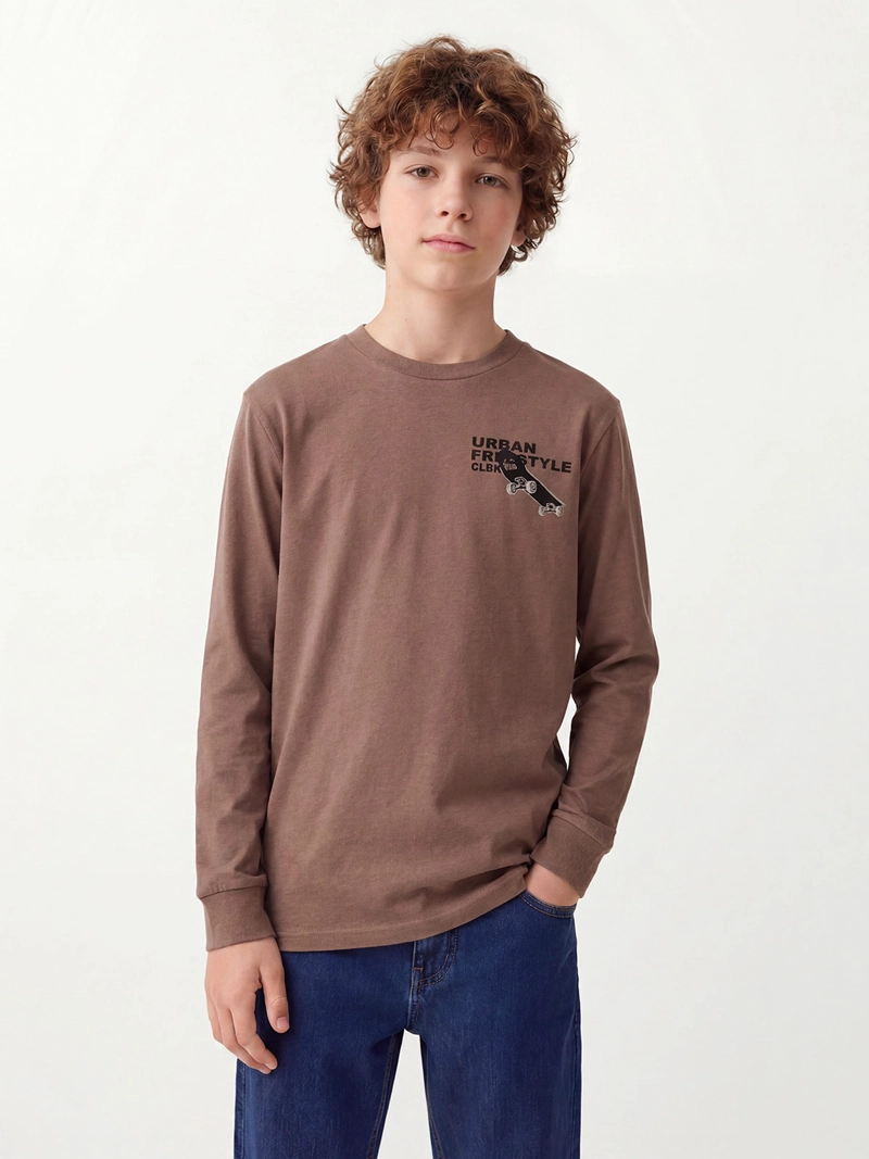 POLERA MANGA LARGA NIÑO CLOUDBREAK - 1
