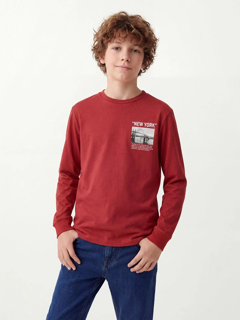 POLERA MANGA LARGA NIÑO CLOUDBREAK