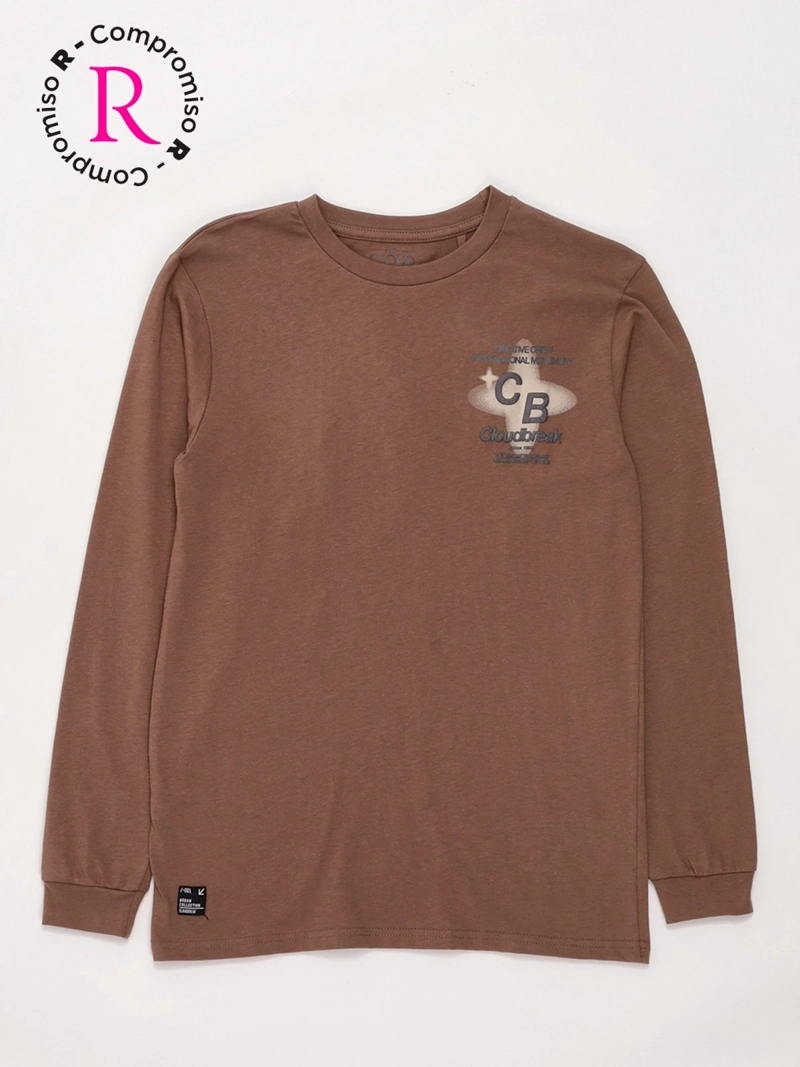 POLERA NIÑO CLOUDBREAK ALGODÓN MANGA LARGA - 3